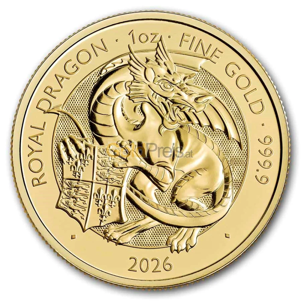 Royal Tudor Beasts Goldmünzen kaufen - Preisvergleich