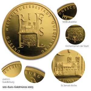 2003 UNESCO Welterbe – Quedlinburg - Revers