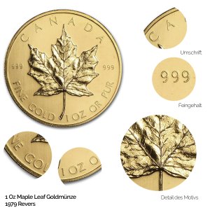Maple Leaf Gold Revers 1979
