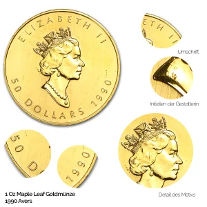 Maple Leaf Gold Avers 1990