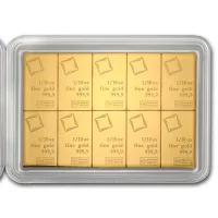 Goldtafel 10 x 1/10 oz Gold Tafelbarren kaufen