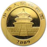 China Panda Gold Avers 2009