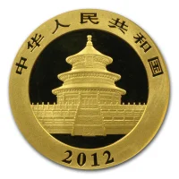 China Panda Gold Avers 2012