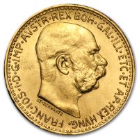 Nachprägung 10 Kronen Goldmünze Revers