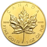 Maple Leaf Gold Revers 1990