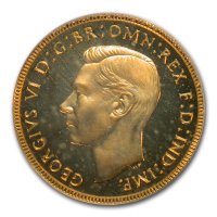 Gold Sovereign von 1936-1952 - Georg VI - Avers