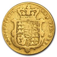 Gold Sovereign von 1826 - Revers