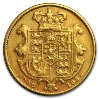 Gold Sovereign von 1832 - William IV - Revers