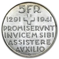 Schweizerfranken (Silber) Silbermünzen kaufen
