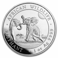 Somalia Elefant Silbermünzen kaufen