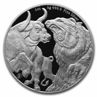 Bull and Bear Silbermünzen kaufen