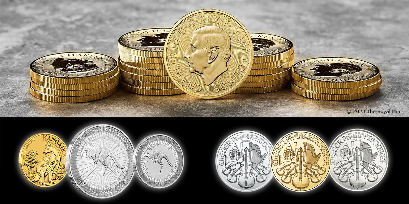 Klassiker in Neuauflage: Bullionmünzen im Januar 2023