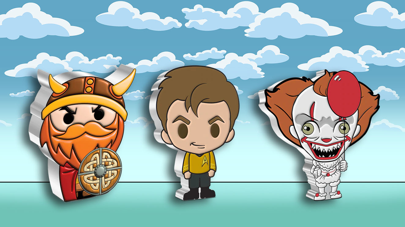 Neue Chibi Coins Serien 2022: Warriors, Star Trek und Horror