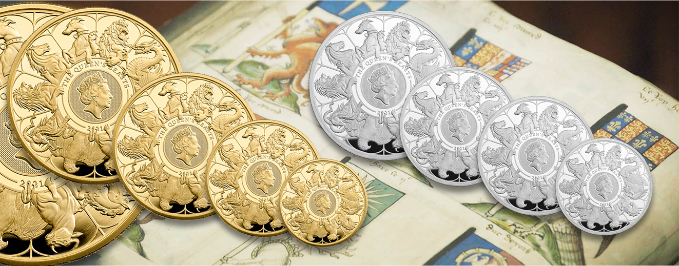 Zusatzausgabe: The Queen's Beasts Completer Coin in Gold und Silber