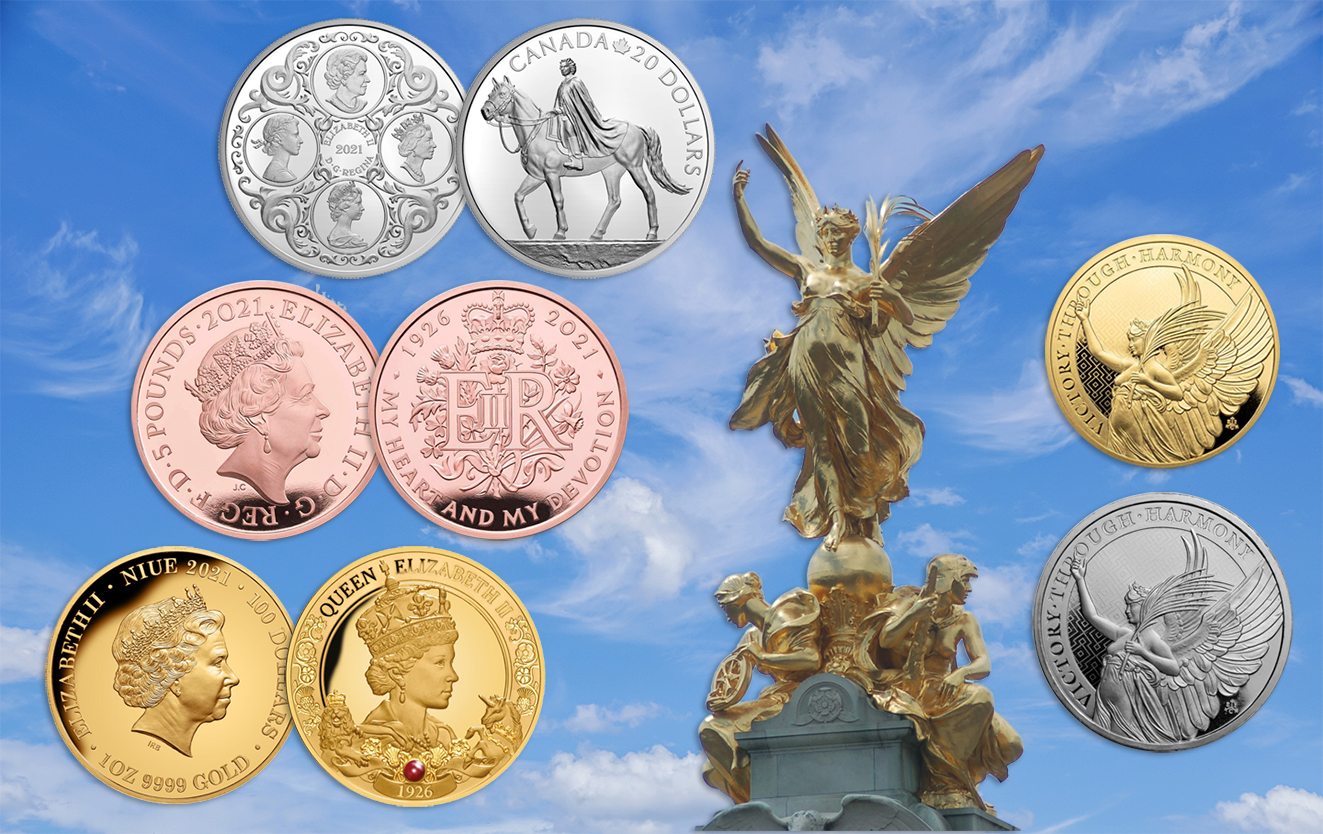Münzneuheiten aus aller Welt zum 95. Geburtstag der Queen