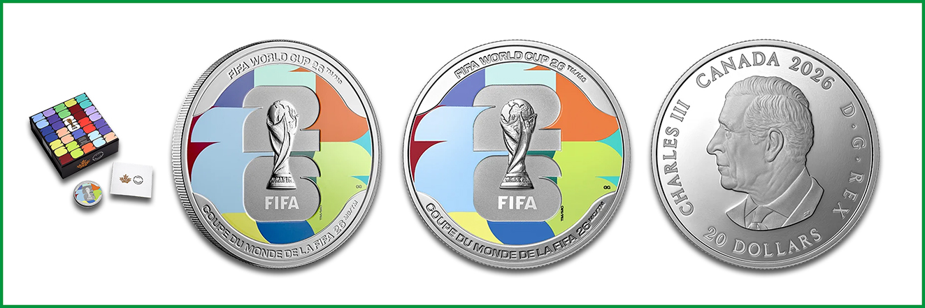 1 oz Silberfarbmünze We are 26™ © Royal Canadian Mint