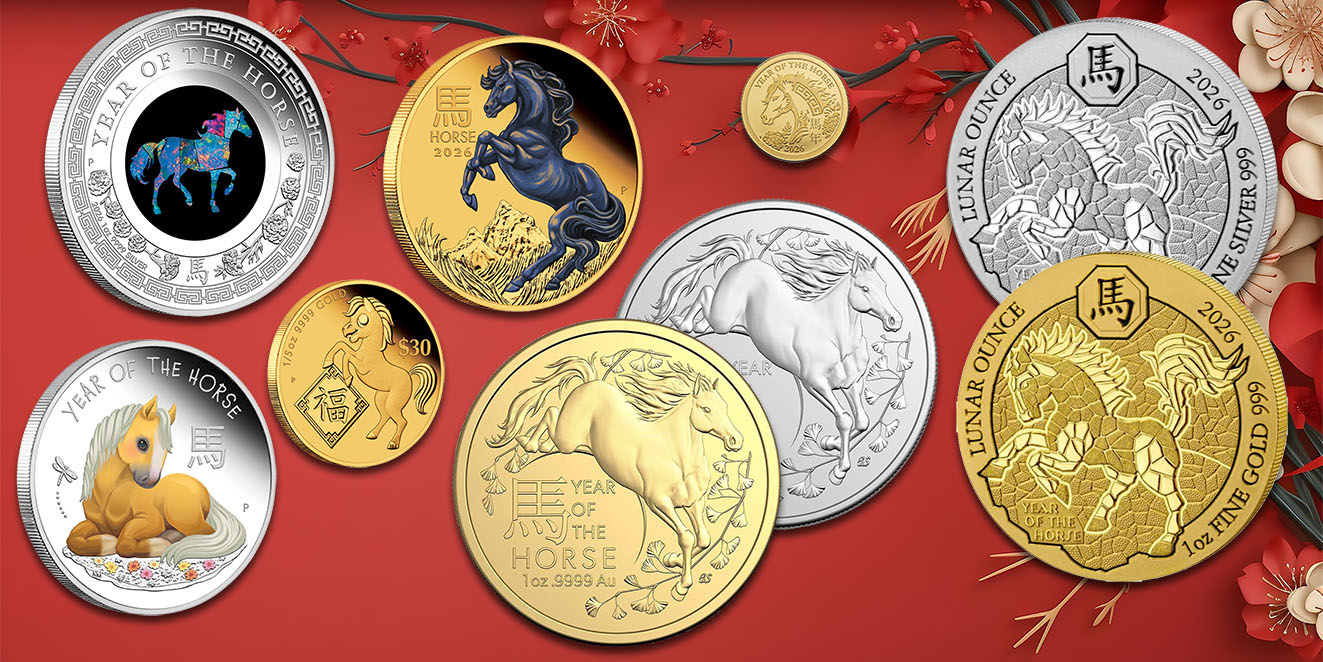 Lunar-Münzneuheiten zum Chinesischen Neujahr 2026