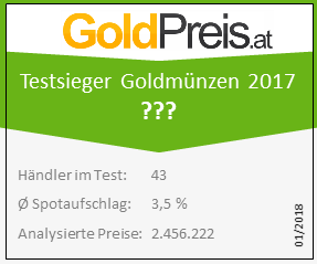 Auszeichnung der GoldPreis.at Händler 2018